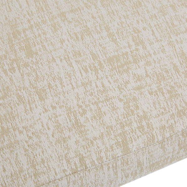 English Elm 21'' Modern Parsons Dining Chairs Set of 2 in Cream Polyester Upholstery with Antique Gold Metal Legs, Comfortable Foam Seats and Sleek Contemporary Design B03548769