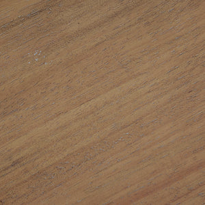 English Elm Solid Wood Tabitha Desk with Reclaimed Natural Finish, Turned Legs, Single Drawer & Metal Glides B03549013