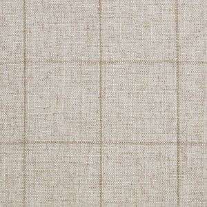 English Elm Decker Solid Wood Accent Chair with I&I Wheat Finish, Linen-Blend Upholstery, Foam Seat Cushion B03548946