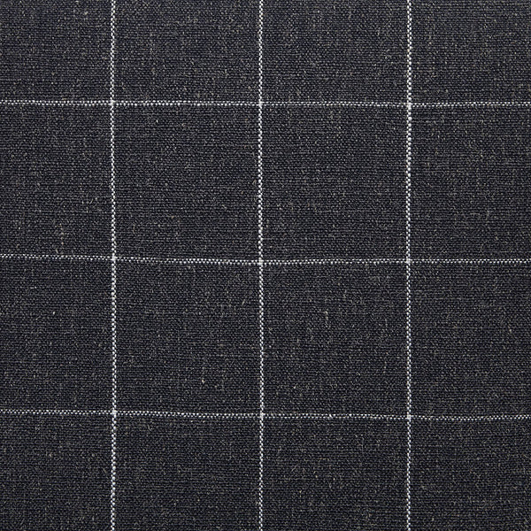 English Elm Decker Solid Wood Accent Chair with Dark Coffee Finish, 6" Foam Cushion, Upholstered Comfort B03548950