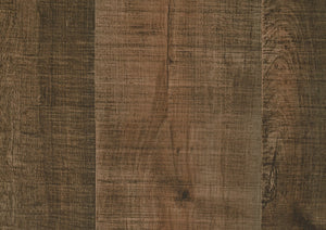 English Elm Modern Full Bed Ellendale Collection Rustic Mahogany-Look Veneer with Contrasting Ebony Frame, Full B011S01973