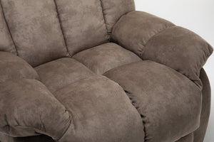 English Elm Power Lift Recliner with Wireless Remote Overstuffed Cushions and High Back Support Light Camel W547P293040