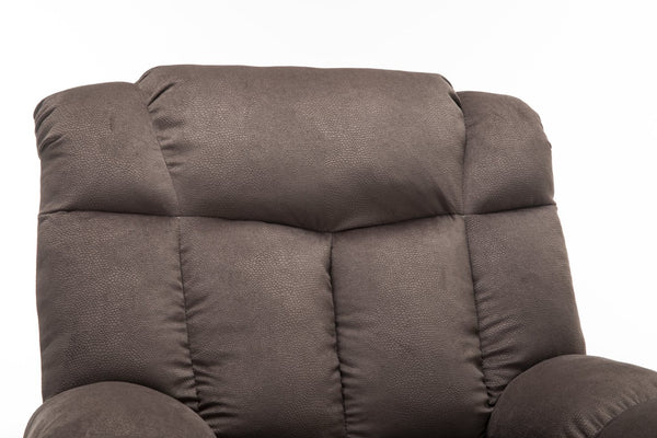 English Elm Power Lift Recliner with Wireless Remote Overstuffed Cushions and High Back Support Coffee W547P293037