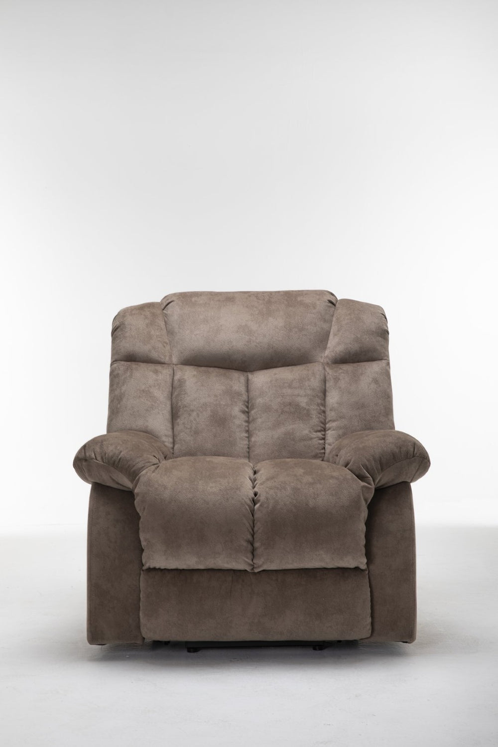 English Elm Power Lift Recliner with Wireless Remote Overstuffed Cushions and High Back Support Light Camel W547P293040