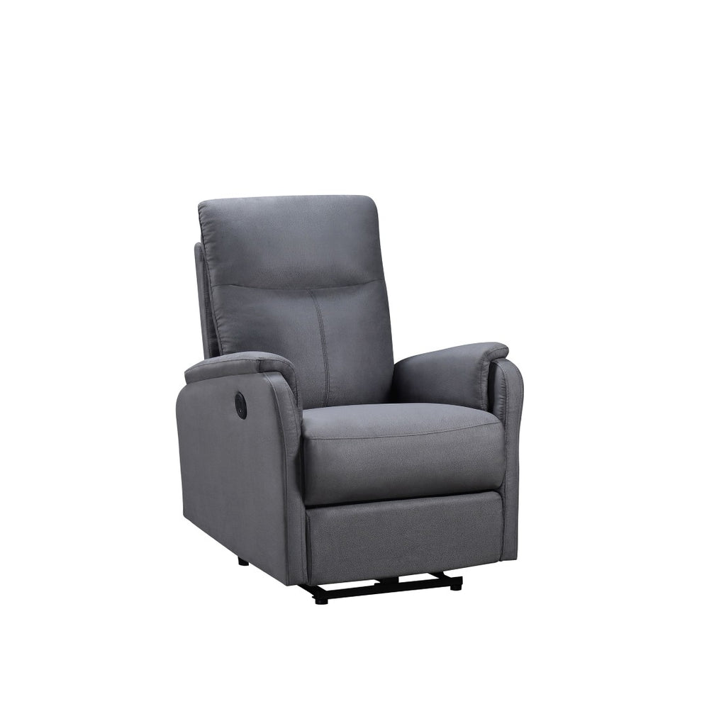 English Elm Hot Power Recliner Chair with Usb Charging Port for Living Room Bedroom Lounge W82041437
