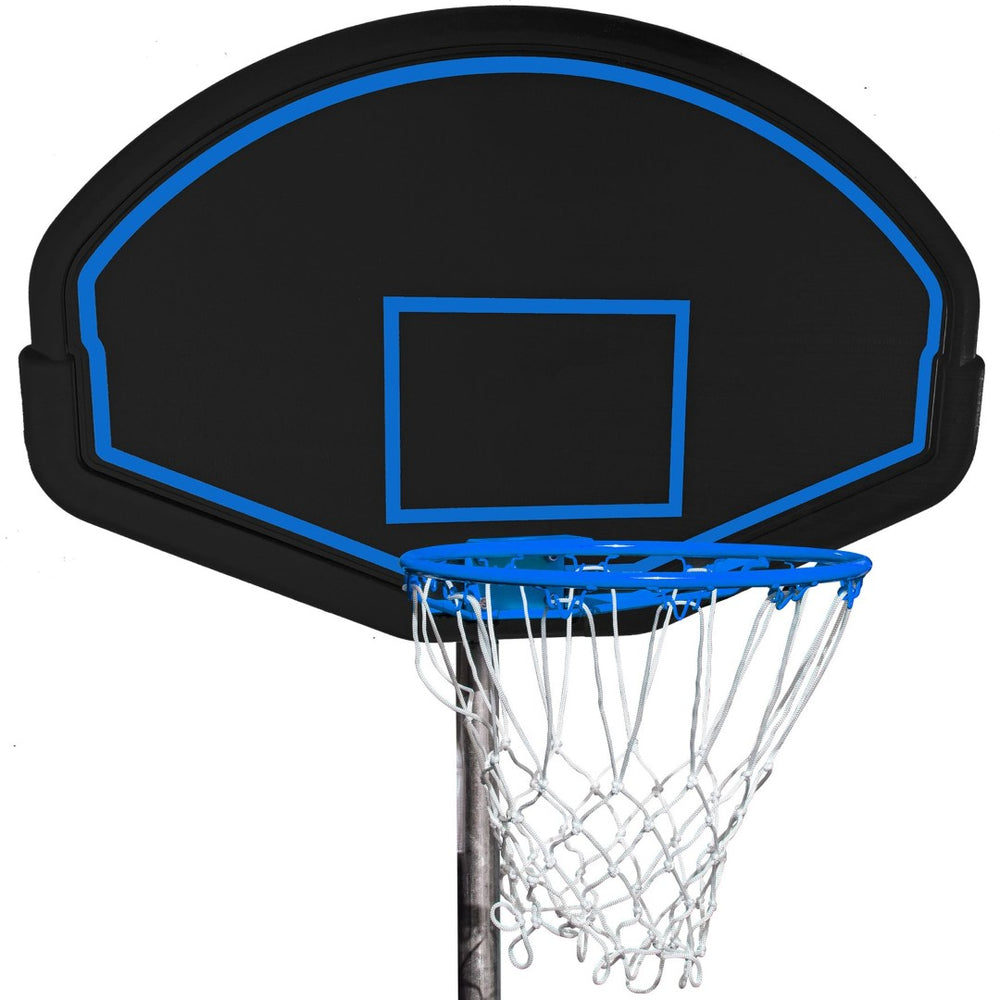 English Elm (parts)16ft Trampoline Backyard Bouncer with Basketball Hoop Safety Net and Reversible Pad W285126667