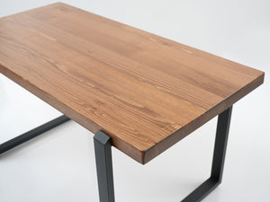 English Elm Furnish Paris 39'' Live Edge Solid Walnut Coffee Table - Rustic Elegance For Any Living Room Style B02949566