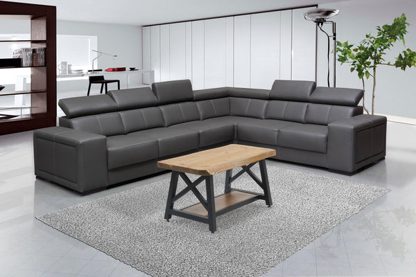 English Elm Furnish Rustic 39'' Solid Wood Coffee Table With Shelf – Charming Walnut Accent For Living Rooms B02949564