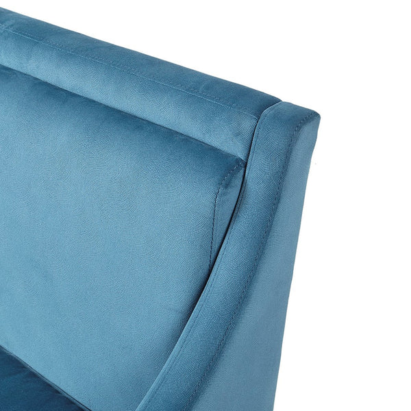 English Elm Anna Plush Jacquard Accent Chair with Solid Wood Frame, Dark Coffee Finish, Foam Cushion Comfort — 30.75"W x 32.25"D x 32.5"H, 300 lb Capacity B03548962