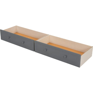 English Elm Full Over Bunk Bed Convertible Pine Frame with Storage Drawers for Kids Rooms GX000241AAE