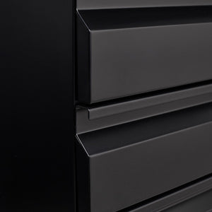 English Elm [installation Required] Locking 3-drawer Metal Filing Cabinet on Casters for Home Office W1247P289796