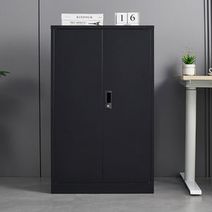 English Elm Metal Locking Steel Locker Cabinet Powder Coated Folding Design for Garage or Office W124747827