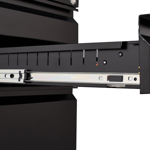 English Elm [installation Required] Locking 3-drawer Metal Filing Cabinet on Casters for Home Office W1247P289796