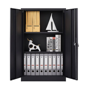 English Elm Metal Locking Steel Locker Cabinet Powder Coated Folding Design for Garage or Office W124747827