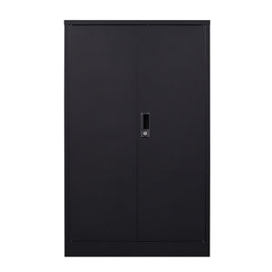 English Elm Metal Locking Steel Locker Cabinet Powder Coated Folding Design for Garage or Office W124747827