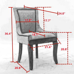 English Elm A&a Furniture Mid-century Dining Chairs Set of 2 Walnut Bentwood Pu Leather Seats Golden W1143P151495