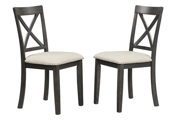 English Elm Orisfur. Round Faux Marble 5 Piece Dining Set with Rubberwood Legs Seats Four SG000342AAA