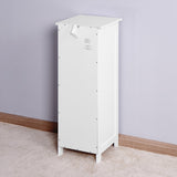 Hearth and Haven White Bathroom Storage Cabinet, Freestanding Cabinet with Drawers W40914884