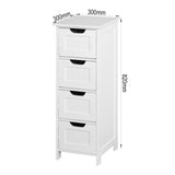 Hearth and Haven Freestanding Cabinet with 4 Drawers, White W40914884