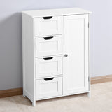 Hearth and Haven Floor Cabinet with Adjustable Shelf and 4 Drawers, White W40914883