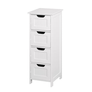 Hearth and Haven Freestanding Cabinet with 4 Drawers, White W40914884