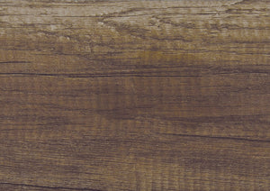 English Elm Weathered pine full bed with modern linear headboard and rustic faux wood veneer for cozy charm Brown Mix 60.5 L x 34.75 W x 5.25 H B011S01797