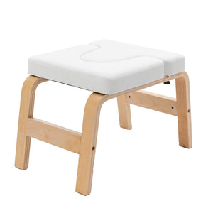 Hearth and Haven Yoga Inversion Stool with Beech Frame, Beige W21241844