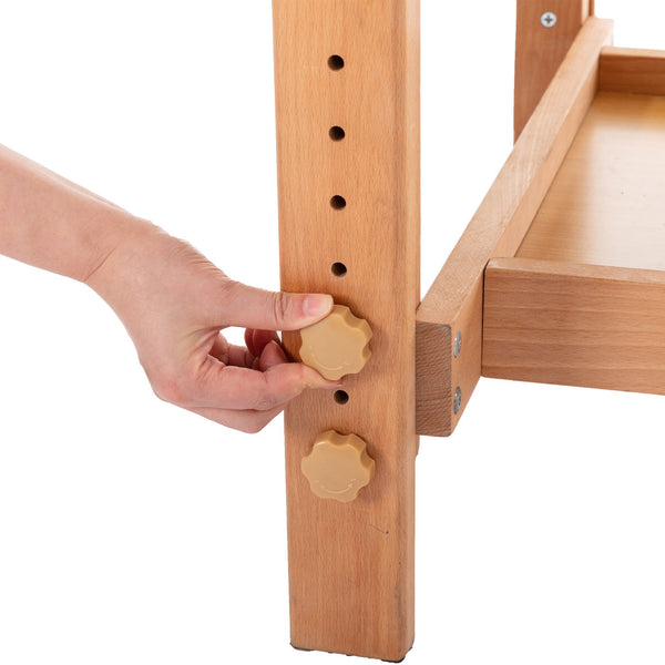 English Elm HENGMIGN Professional PU Spa Massage Table, Waterproof Portable Treatment Bed with Adjustable Height W21236007