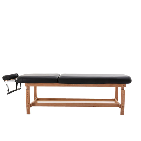 English Elm HENGMIGN Professional PU Spa Massage Table, Waterproof Portable Treatment Bed with Adjustable Height W21236007