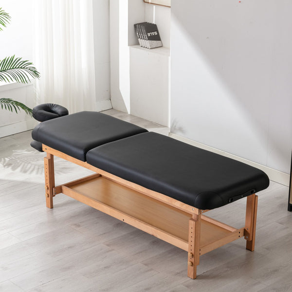 English Elm HENGMIGN Professional PU Spa Massage Table, Waterproof Portable Treatment Bed with Adjustable Height W21236007