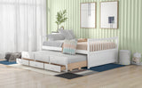 Hearth and Haven Full Size Daybed with Twin Size Trundle and Drawers, Full Size LP000341AAK