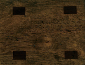 English Elm 29-inch Saddle Seat Bar Stools Set of 2, Solid Wood Distressed Cherry Finish 29" Seat Height Casual Dining Furniture B01151979