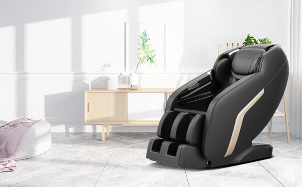 English Elm Massage Chair Zero Gravity Sl Track Shiatsu Recliner with Heat Foot Rollers Bluetooth W73052139