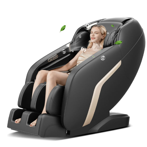 English Elm Massage Chair Zero Gravity Sl Track Shiatsu Recliner with Heat Foot Rollers Bluetooth W73052139