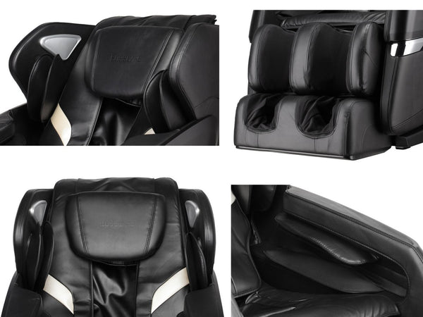 English Elm Massage Recliner Sl Track Zero Gravity Chair with Airbag Foot Roller Bluetooth Spa W73052143