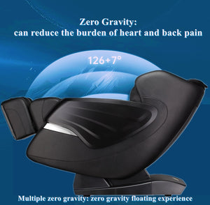 English Elm Massage Recliner Sl Track Zero Gravity Chair with Airbag Foot Roller Bluetooth Spa W73052143