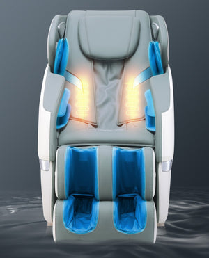 English Elm Massage Recliner Sl Track Zero Gravity Chair with Airbag Foot Roller Bluetooth Spa W73052143