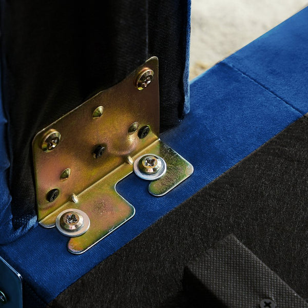 English Elm 82.3" Modern Velvet Sofa With Jeweled Buttons, Chic Tufting & 2 Pillows - Glamorous Comfort Awaits! W1117S00010