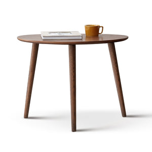 English Elm (single) Solid Oak Pebble Shaped Coffee Table Oil Wax Finish Sculptural Living Room Accent W128352438