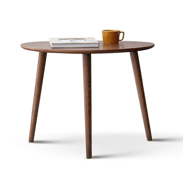 English Elm (single) Solid Oak Pebble Shaped Coffee Table Oil Wax Finish Sculptural Living Room Accent W128352438