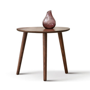 English Elm (single) Solid Oak Pebble Coffee Table Dual Level Organic Shape Matte Wax Finish Living Room W128352432