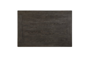 English Elm Antique 5Pc Counter Height Dining Set With Storage Shelf, Wine Rack & Elegant Two-Tone Charm B011S00200