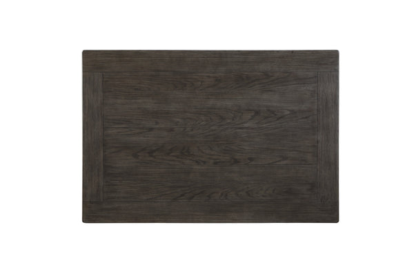 English Elm Antique 5Pc Counter Height Dining Set With Storage Shelf, Wine Rack & Elegant Two-Tone Charm B011S00200