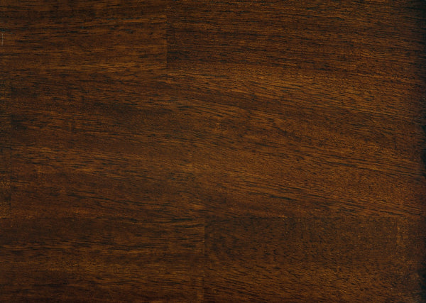 English Elm Cherry Counter Height Chairs Set of 2 — Cherry Finish Mango Veneer, Dark Brown Faux Leather Seats, Classic Style B01153385