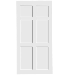English Elm Crazy Elf Six Panel Primed Interior Door Slab Moisture Resistant Diy Ready W936131955