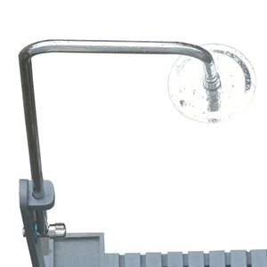 English Elm Outdoor Wooden Garden Pool Shower with Adjustable Pressure Knob, Weatherproof Fir Wood Stand, Gray W49547257