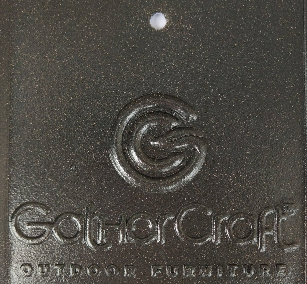 English Elm Rectangular 6-Person Outdoor Dining Set With Swivel Rocking Chairs & Fade-Resistant Sunbrella Cushions B010S00103-GIGA