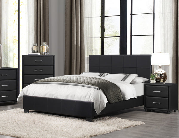 English Elm Contemporary Mayville Nightstand Gray Okume Veneer Antique Brass Drop Handles 2 Drawers 21"x16"x22.25" B01153387