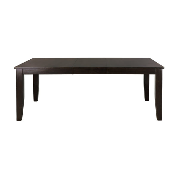 English Elm Casual Mango Veneer Extendable Dining Table Merlot Finish Seats Six with Butterfly Leaf B01153764