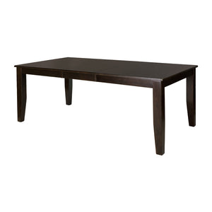 English Elm Casual Mango Veneer Extendable Dining Table Merlot Finish Seats Six with Butterfly Leaf B01153764